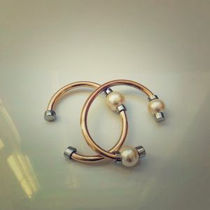 Zara Pearl Bangles-Set of 2